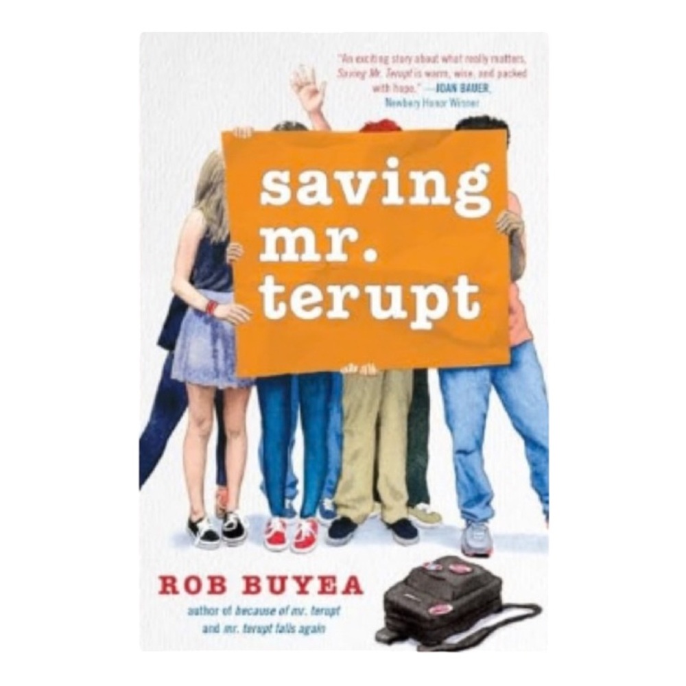 SAVING MR. TERUPT Book Fiction Paperback Rob Buyea Yearling Ages 8-12 EUC